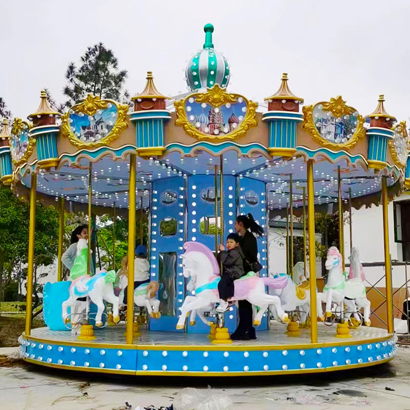 Amusement Park Carousel Ride for Kids