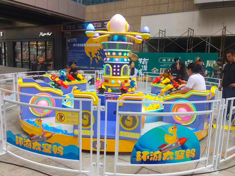 Amusement Park Space Duck Carnival Rides For Sale