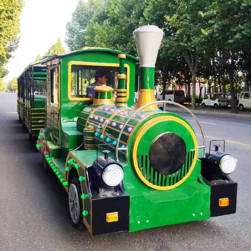 Amusement Park 29 Seats Trackless Train For Sale	