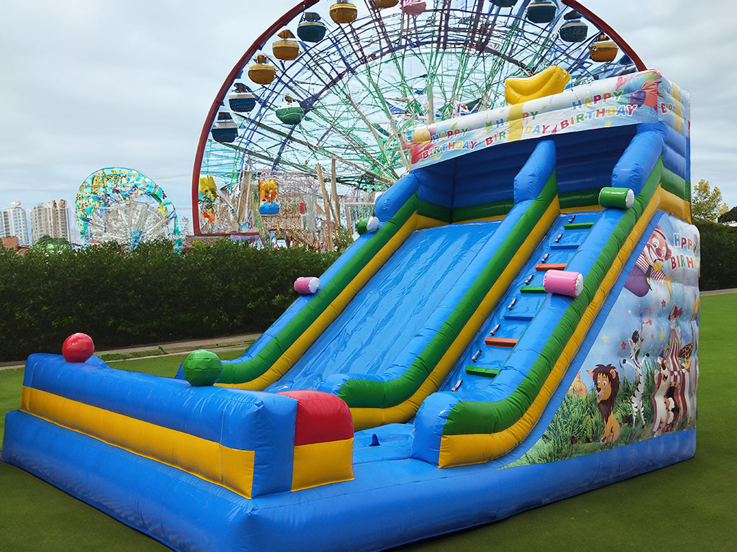 Inflatable Blue Marble Water Slide